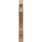 Ekena Millwork 5 1/2-in W x 40-in D x 40-in H Balboa Block Rough Cedar Woodgrain TimberThane Outlooker, Primed Tan OUTUR055X40X40BOA44RCPR - alternate 3